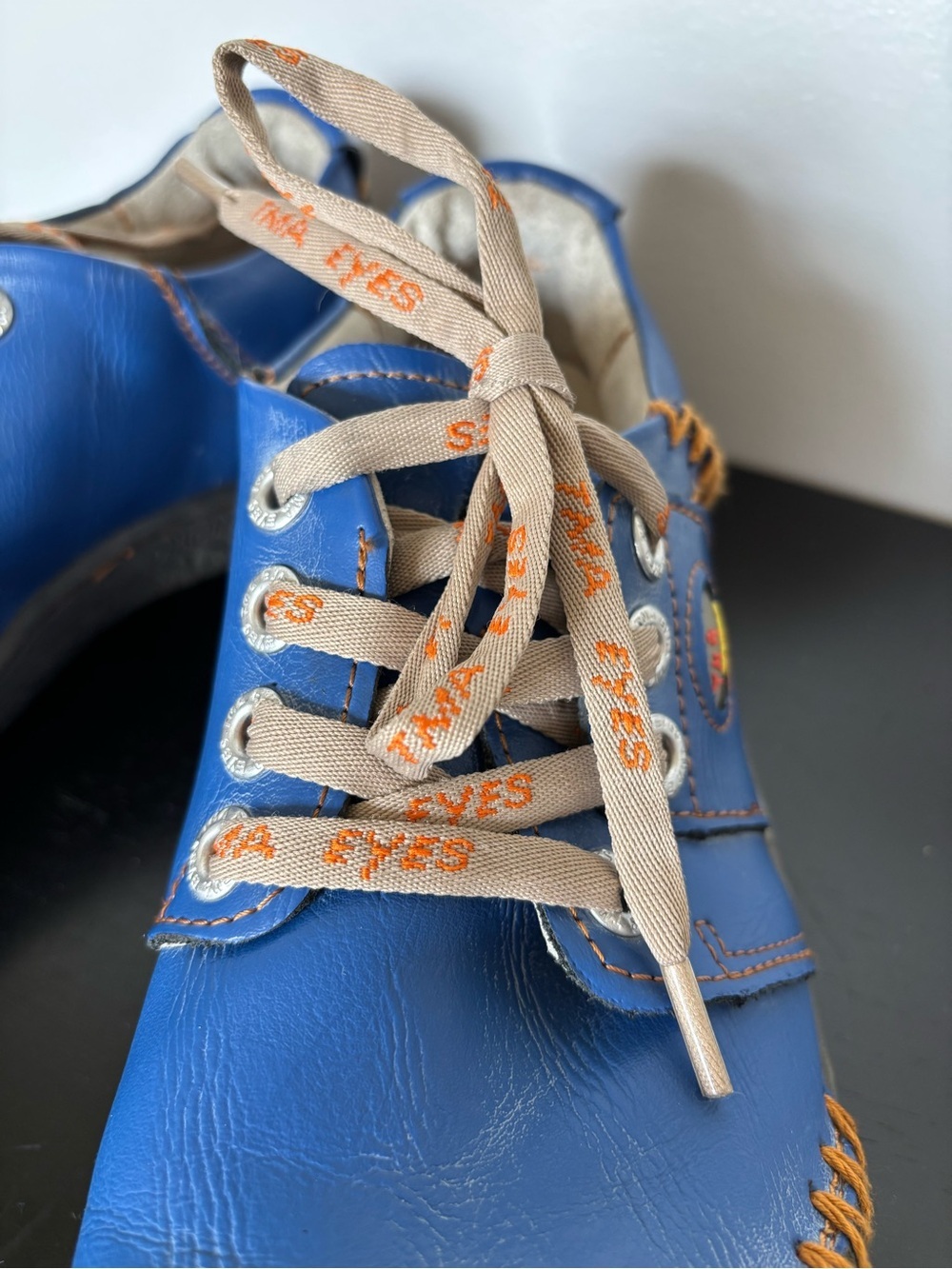 TMA EYES Stitched Leather Walking Hiking Shoes Womens Size 41 EUR (9 US) Blue - Picture 11 of 15